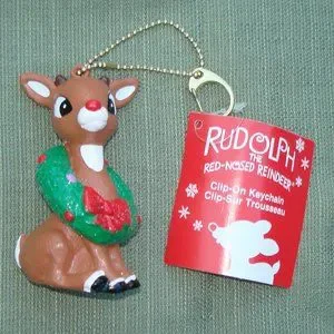 Kurt Adler | Holiday | 6 W 5 Bundle Rudolph The Red Nosed Reindeer Key ...